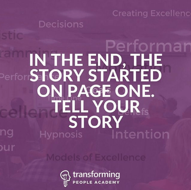 Your Story Makes You ‘You’